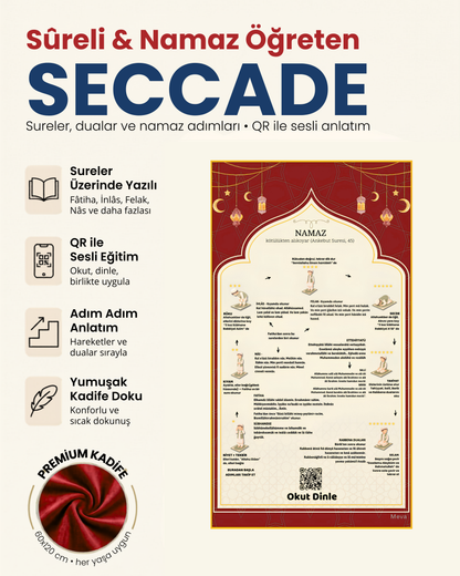 Sesli Namaz Öğretici Seccade